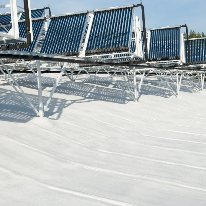 Flat roof insulation